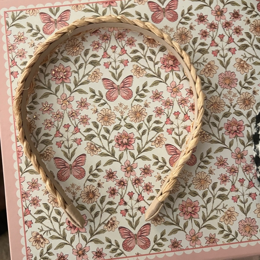 Braided Tan Headband
